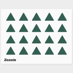 Brunswick green (solid colour)  triangle sticker
