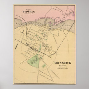 Brunswick, Topsham Poster