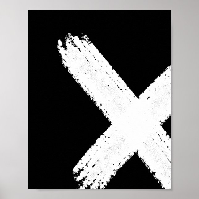 Brush Abstract Print 1 - inverted (Front)