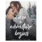 Brush Font "Adventure begins " wedding welcome
