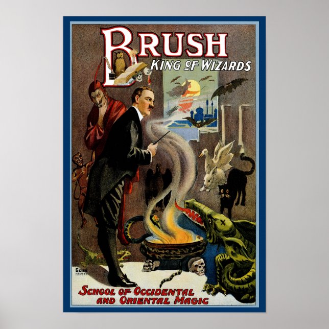 Brush ~ King of Wizards Poster (Front)