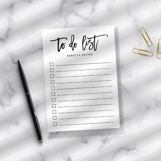 Brush Lettered Personalised To Do List Post-it Notes (Creator Uploaded)