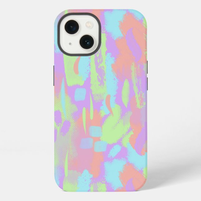 Brush Pattern iPhone Case (Back)