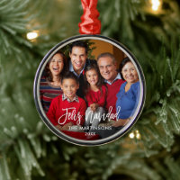 Brush Script Feliz Navidad Photo
