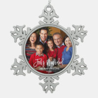 Brush Script Feliz Navidad Photo