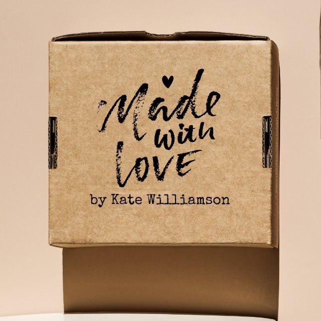 Brush script handmade Business Stamp (Creator Uploaded)