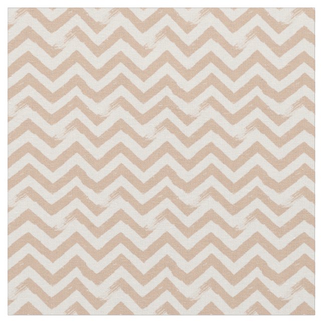 Brush stroke chevron fabric (Close Up)