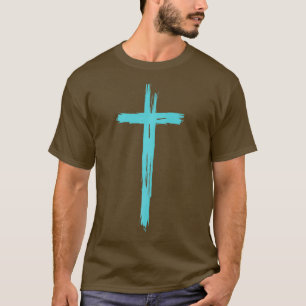 Brush Stroke Christian Cute Faith And Hope Gift T-Shirt
