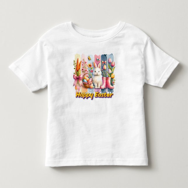 Brush Stroke Easter  Toddler T-Shirt (Front)