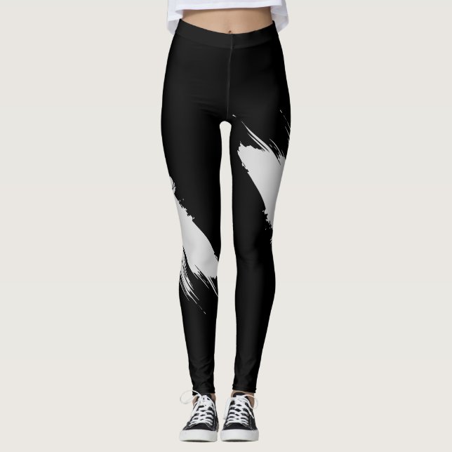 Brush Stroke Leggings (Front)