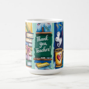 Brush Stroke Teacher Coffee Mug