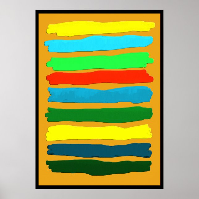 Brush Strokes #5 Poster (Front)
