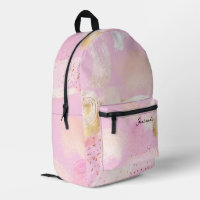 brush strokes and scribbles pink pattern