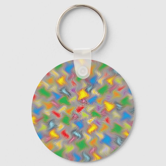 Brush Strokes Key Ring (Front)