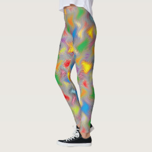 Brush Strokes Leggings