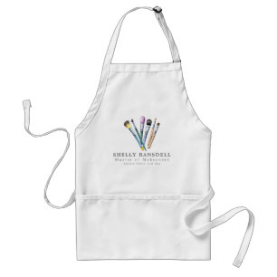 Brush Strokes of Genius Salon Makeup Artist Standard Apron