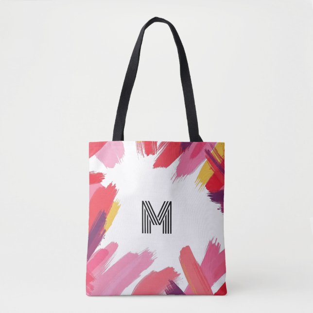 Brush Strokes Tote Bag (Front)