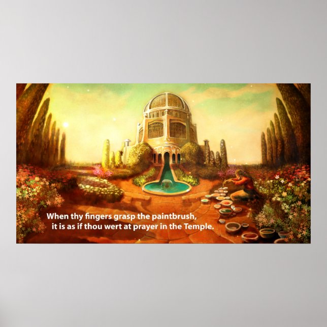 Brush Temple Poster (Front)