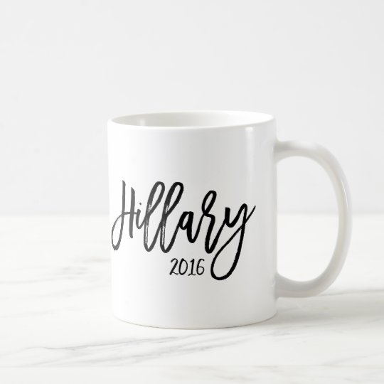 Brush Typography - Hillary 2016 Coffee Mug