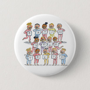 Brush your Teeth 6 Cm Round Badge
