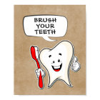 Brush Your Teeth Cleanliness Poster