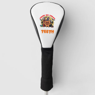 Brush Your Teeth Funny Dental Hygienist Pun Golf Head Cover