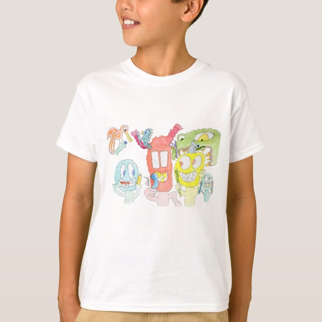 Brush Your Teeth, Little Monsters! T-Shirt (Front)