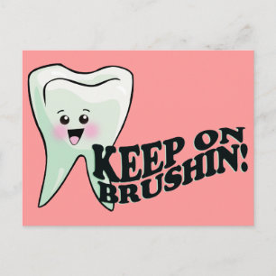 Brush Your Teeth! Postcard