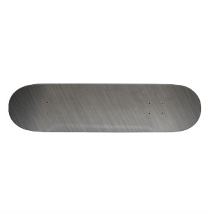 Brushed Aluminium Metal Look Skateboard