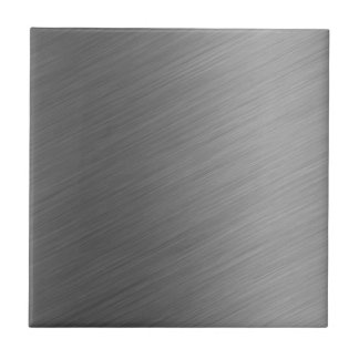 Brushed Aluminium Metal Look Tile