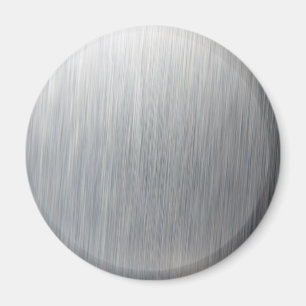 Brushed Aluminium Metal Magnet