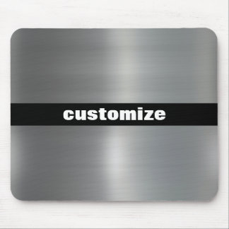 Brushed Aluminium Mouse Mat