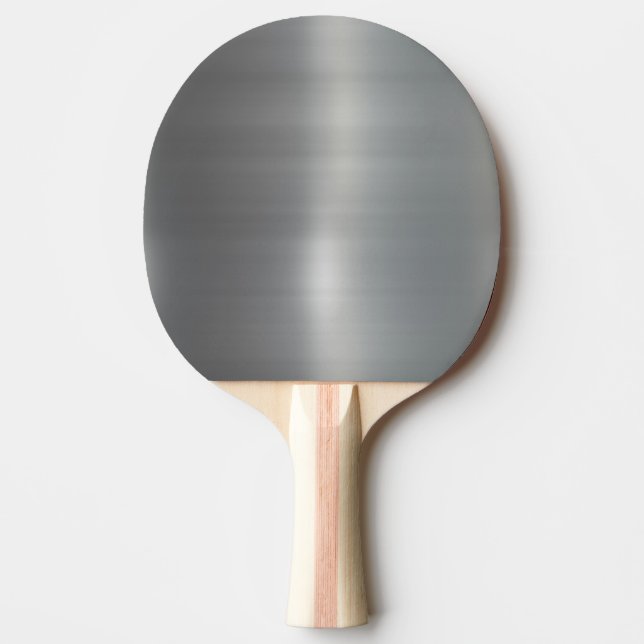 Brushed Aluminium Ping Pong Paddle (Front)