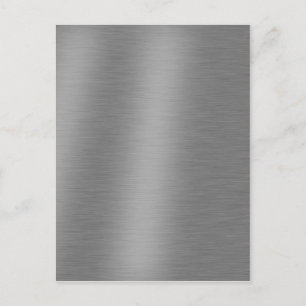 Brushed Aluminium Texture Postcard