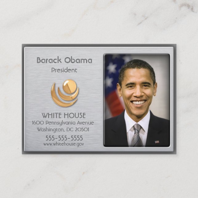 Brushed Aluminium with Gold Accent Profile Cards (Front)