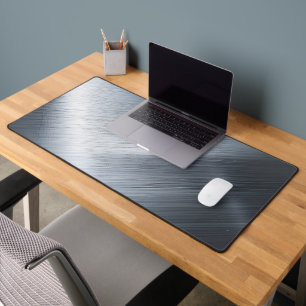 Brushed Aluminum Macro Texture Desk Mat