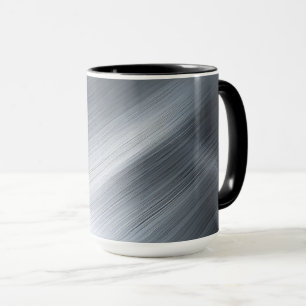 Brushed Aluminum Macro Texture Mug