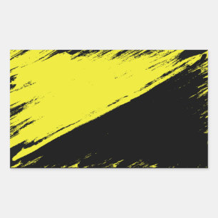 Brushed Anarcho-capitalism Flag Sticker