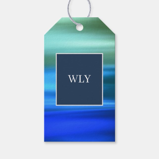 Brushed Blues WLY Gift Tag (Front)