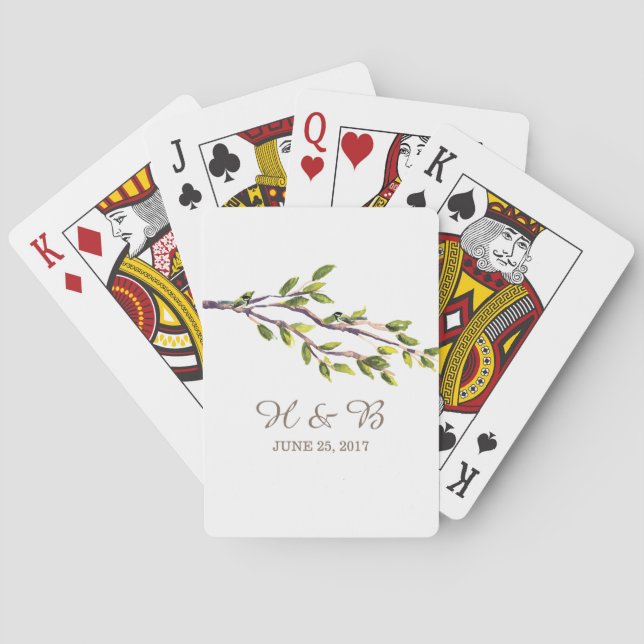 Brushed Branches Playing Cards (Back)