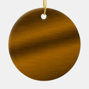 Brushed Bronze Background Ceramic Tree Decoration