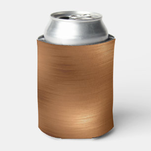Brushed Copper Look Can Cooler