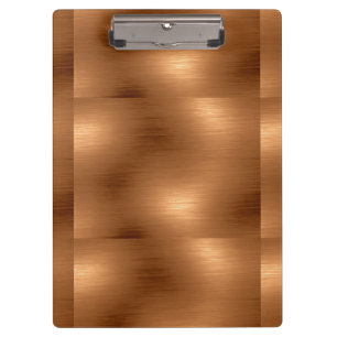 Brushed Copper Look Clipboard