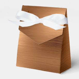 Brushed Copper Look Favour Box