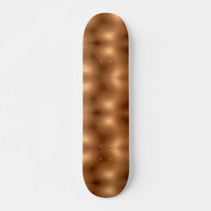 Brushed Copper Look Skateboard
