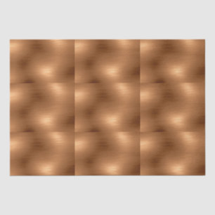 Brushed Copper Look Tissue Paper