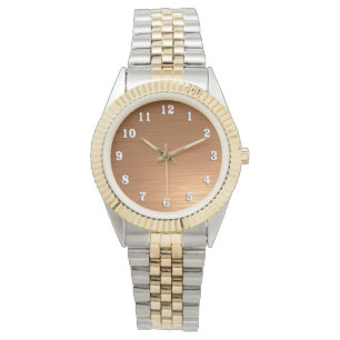 Brushed Copper Look Watch
