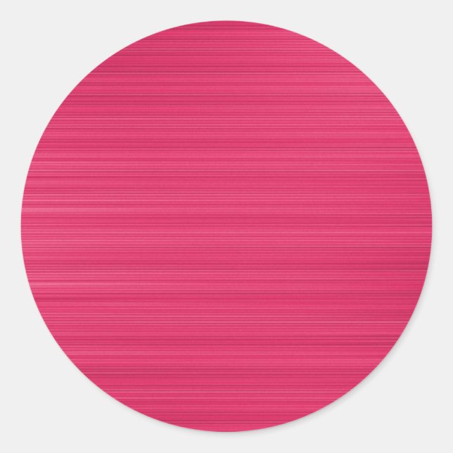 Brushed Crimson Classic Round Sticker (Front)
