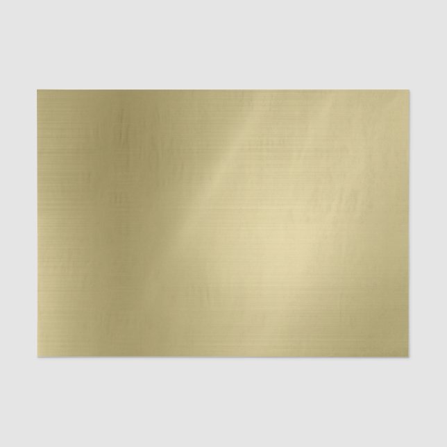 Brushed Deep Gold Tissue Paper (Front)