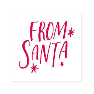 Brushed From Santa Christmas Gift Self-inking Stamp